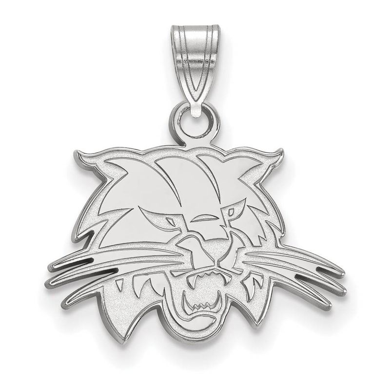 14k White Gold Ohio U. Small Mascot Pendant